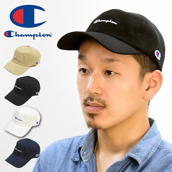 楽天市場】Champion チャンピオン ロゴ刺繍 ローキャップ メンズ
