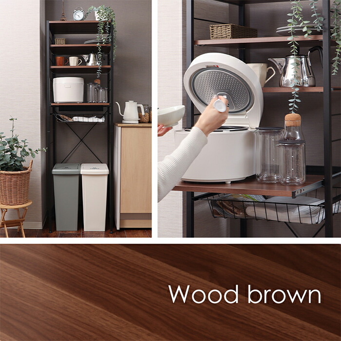 楽天市場】【1年保証＆当店限定特典付】レンジ台 ゴミ箱 ゴミ箱上