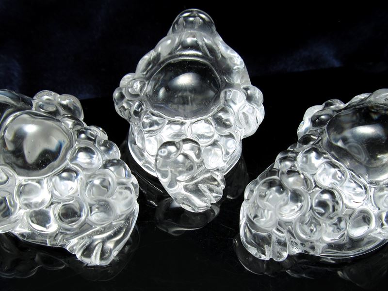 楽天市場】超透明【天然水晶 銭蛙（三本脚のカエル）彫刻置物】1個売り