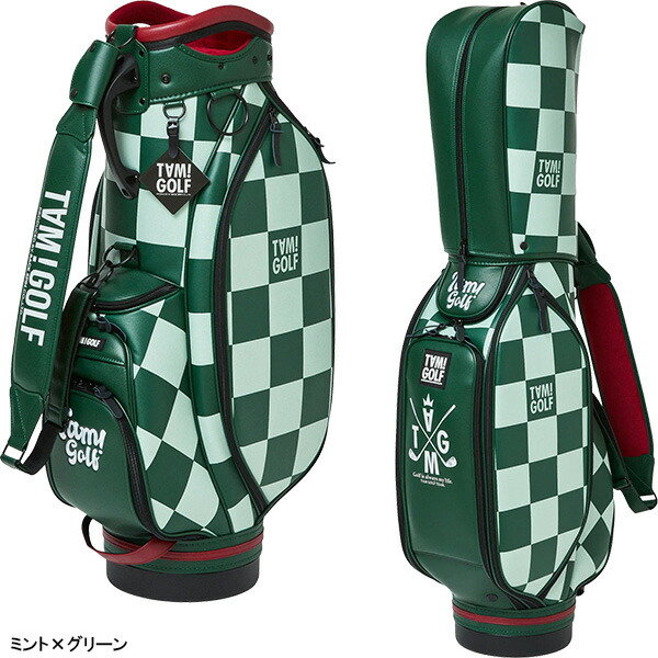楽天市場】TAM！GOLF タムゴルフ キャディバッグ 9.0型 CHECKER CART
