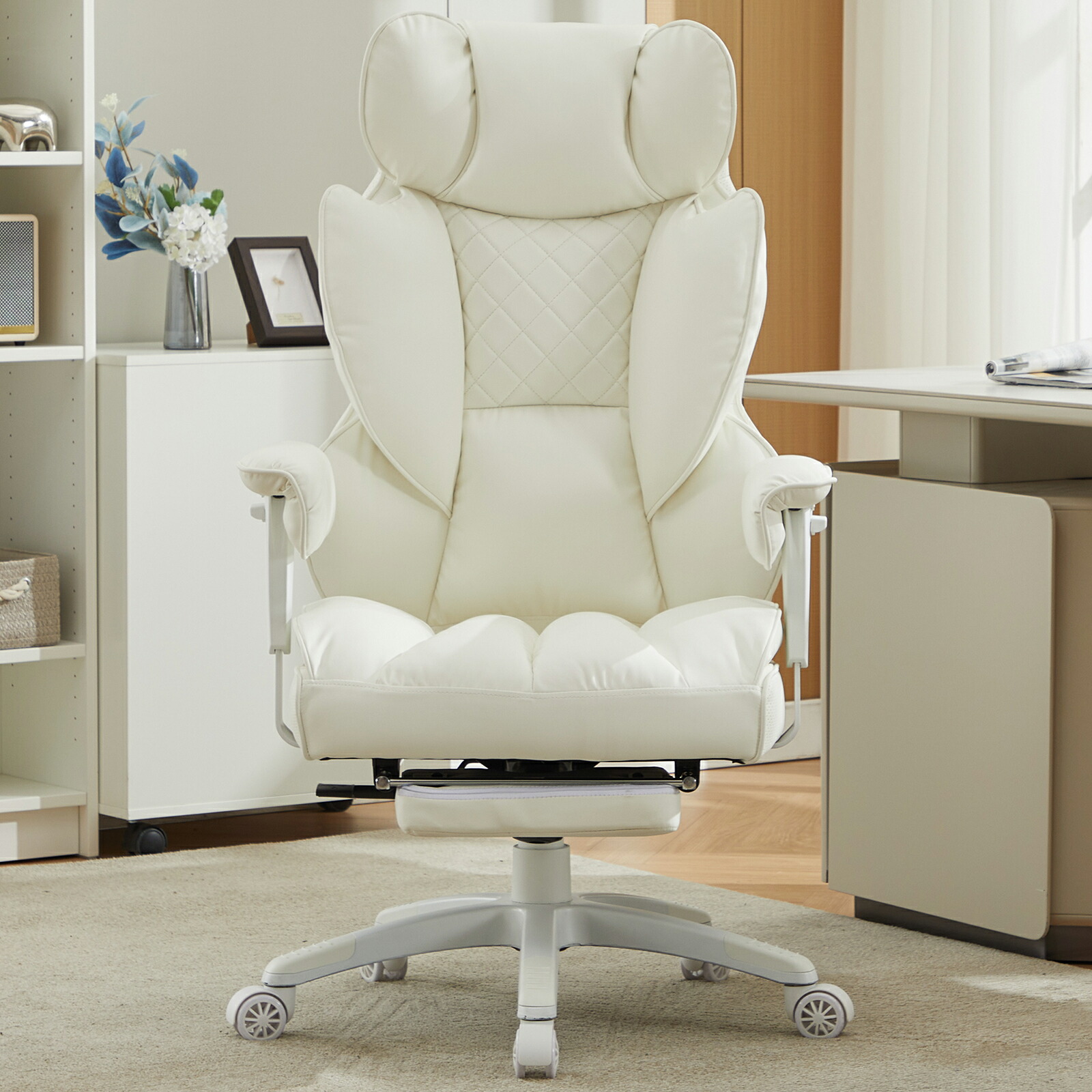 楽天市場】SKYE ゲーミングチェア 広々座面 PUレザー/ファブリック生地