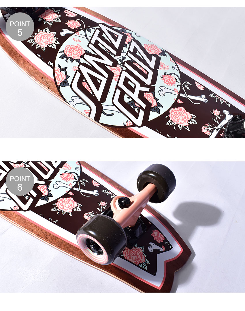 楽天市場】サンタクルーズ スケートボード SANTA CRUZ SHARK FLORAL