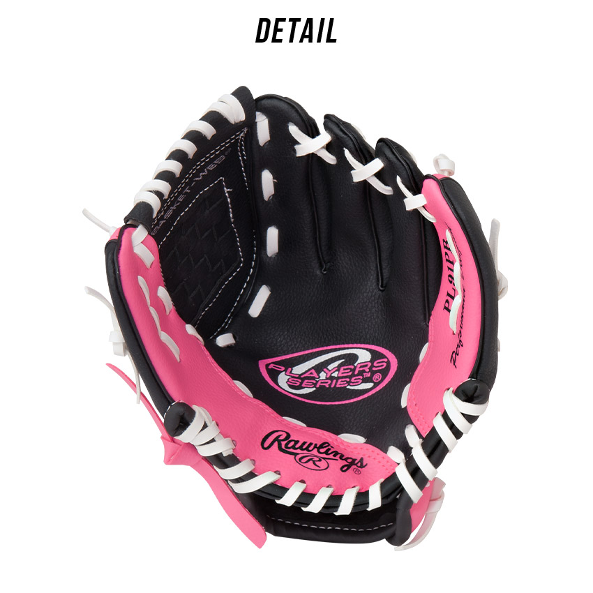 Rawlings SuperSkin グローブ 黒/ピンク Rawlings SuperSkin グローブ