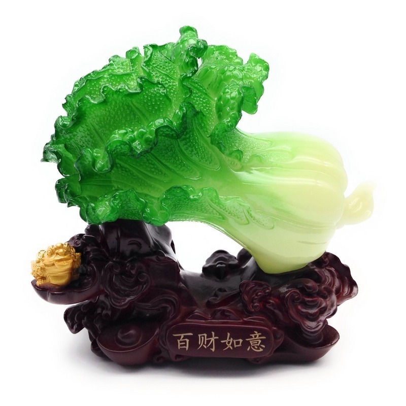 楽天市場】置物 翡翠風 美しい 白菜 聚宝来財 財運アップ : ZMSHOP