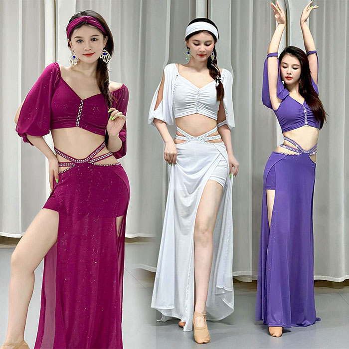 楽天市場】ベリーダンス 衣装 セット レッスン着 セットアップ