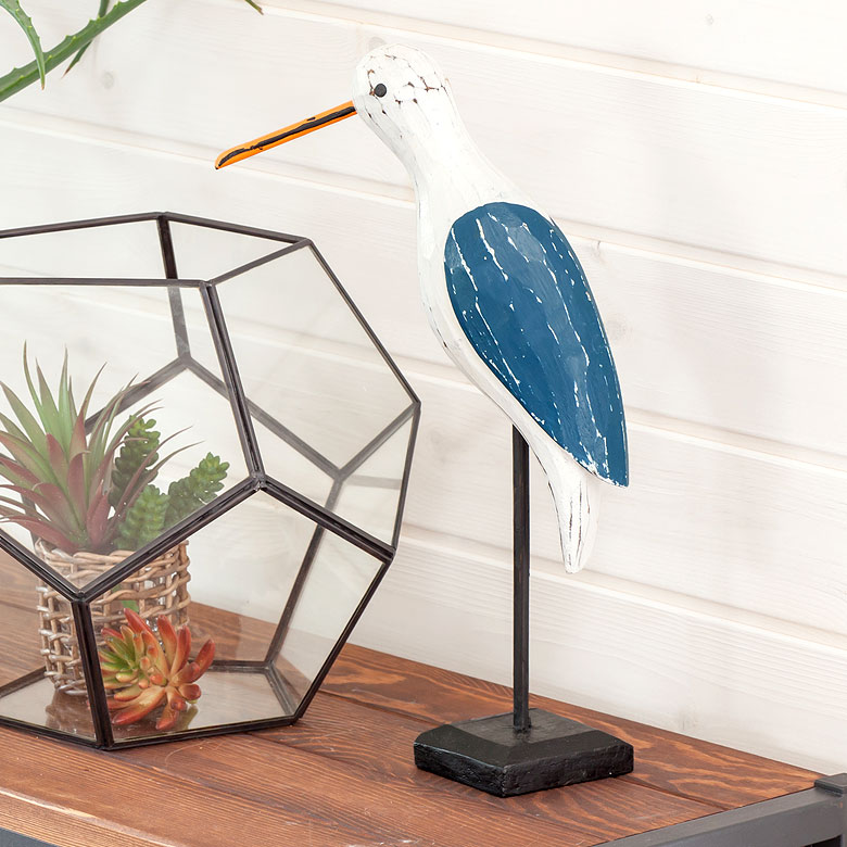 楽天市場】カモメ 置物 鳥 オブジェ 木製 木彫り かわいい 動物 置き物