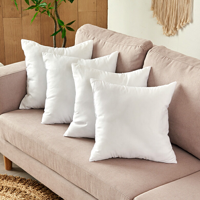 楽天市場】角型ヌードクッション40×40cm 四角形 4個セット クッション