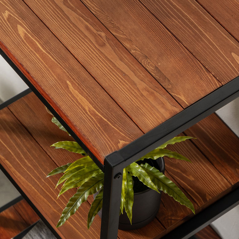 楽天市場】ウッドシェルフ 木製 4段シェルフ スリム タバス TABAS 幅40