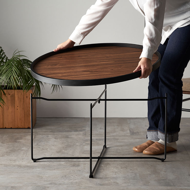 楽天市場】サイドテーブル トレー トレイ テーブル 約 W 73cm D 73cm H