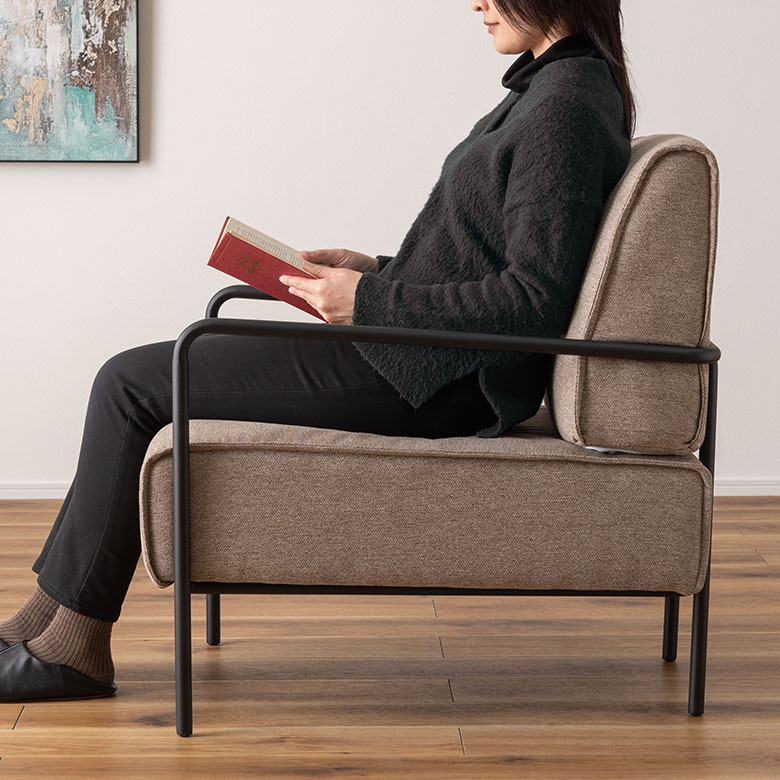 楽天市場】ラウンジチェア ソファ チェア チェアー 約 W 64cm D 77cm H