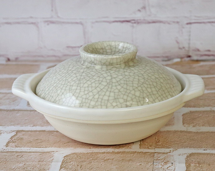 楽天市場】【スーパーSALE限定！特別クーポン配布中】銀峯窯 貫入 土鍋