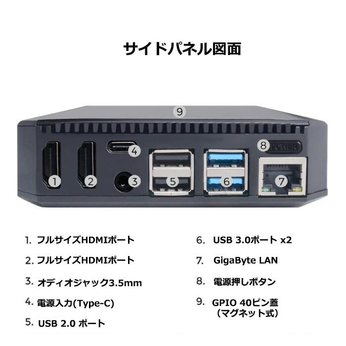 楽天市場】拡張基板付き 電源ボタン ファン付き Argon ONE V2 アルミ