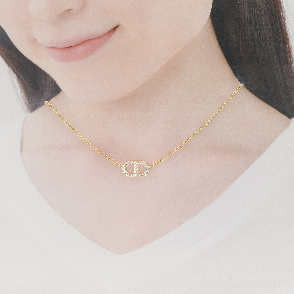 楽天市場】Dior ディオール ネックレス ペンダント PETIT CD プチ