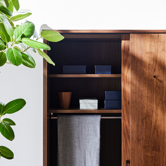 楽天市場】ワードローブ 洋服ダンス おしゃれ 日本製 完成品 オーク