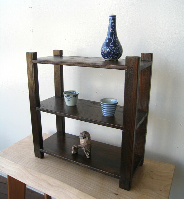 楽天市場】飾り棚 和モダン 民芸家具 時代家具 古民具 和風シェルフ