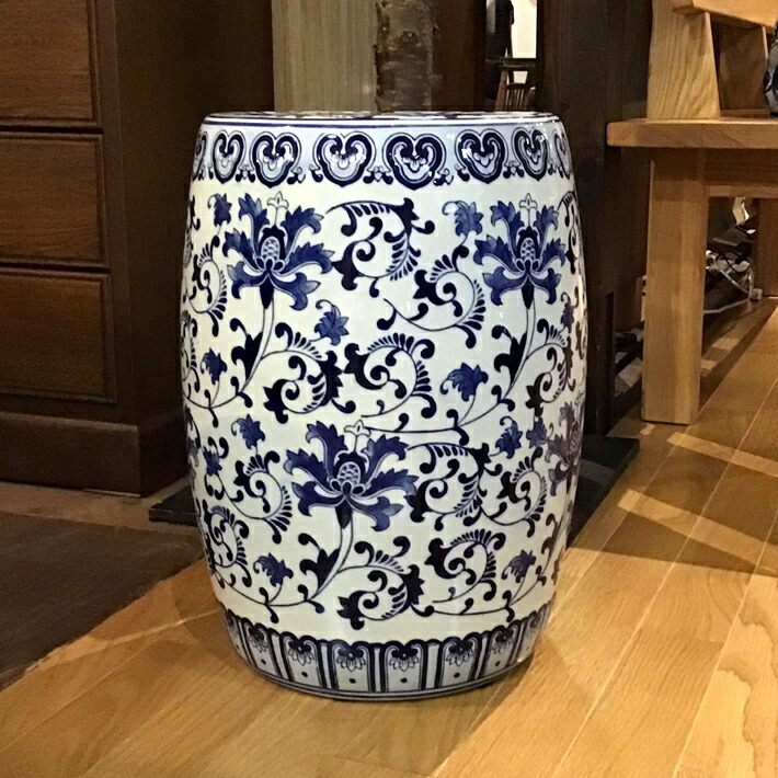 楽天市場】陶器 スツール イス 腰掛け 花台 ガーデンチェア おしゃれ