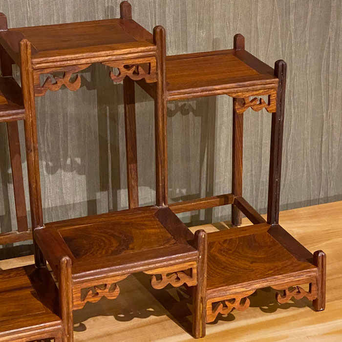 楽天市場】飾り棚 和モダン 和風 花梨 かりん おしゃれ アジアン