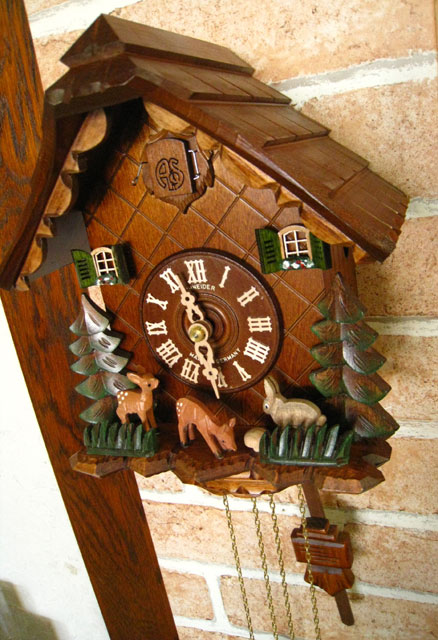 楽天市場】カッコー時計 鳩時計 ハト時計 掛時計 壁掛け時計 バンビ