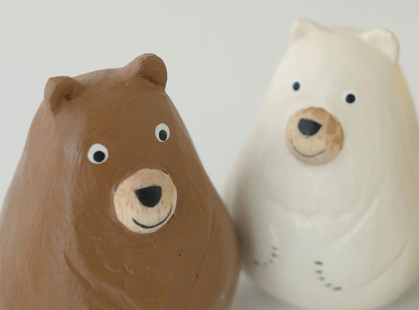 楽天市場】クマ くま 熊 クマさん 置き物 置物 木彫り アニマル 木彫り