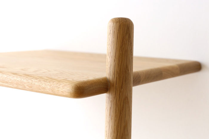 楽天市場】ハンガーラック ポールハンガー 木製 オーク無垢 おしゃれ