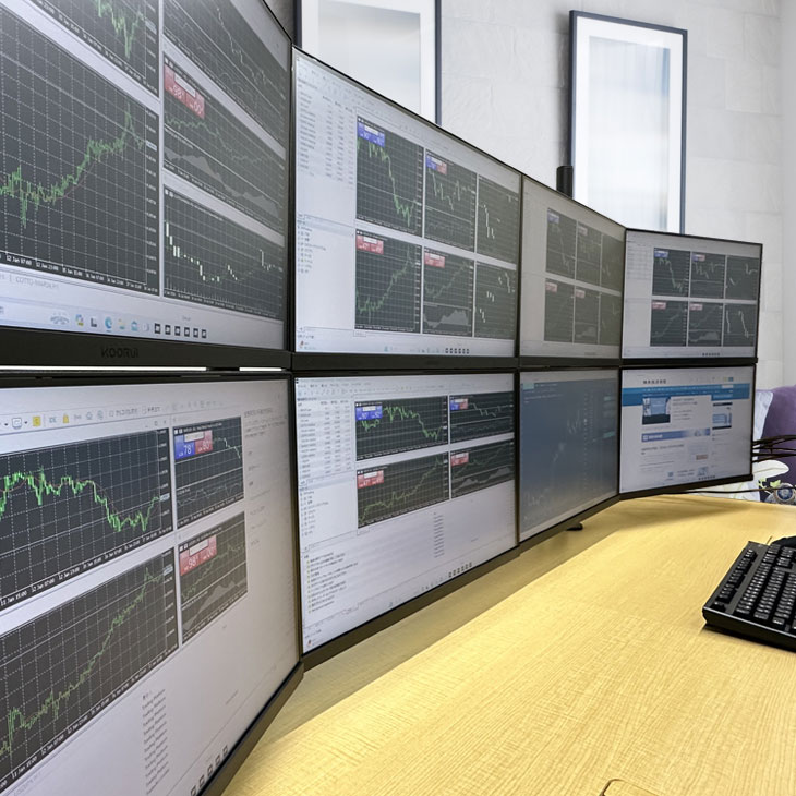 楽天市場】【新品】トレーディングPC8 FX 株 デイトレ 仮想通貨 22型×8