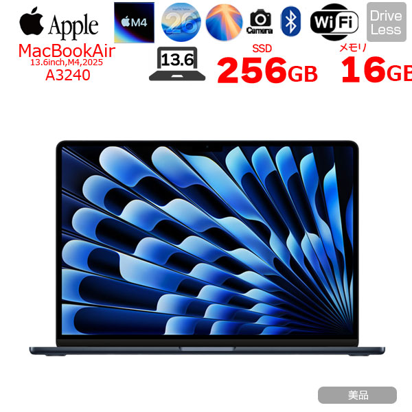 楽天市場】【今だけTYPE-Cハブ付】【中古】Apple MacBook Air 13.6inch
