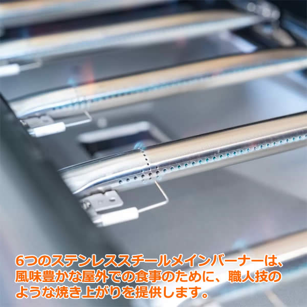 楽天市場】【送料無料・直送品】Nexgrill Deluxe 6バーナーガスグリル