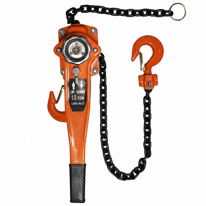 楽天市場】1.5t レバーホイスト 荷締機 レバー式 チェーン ブロック