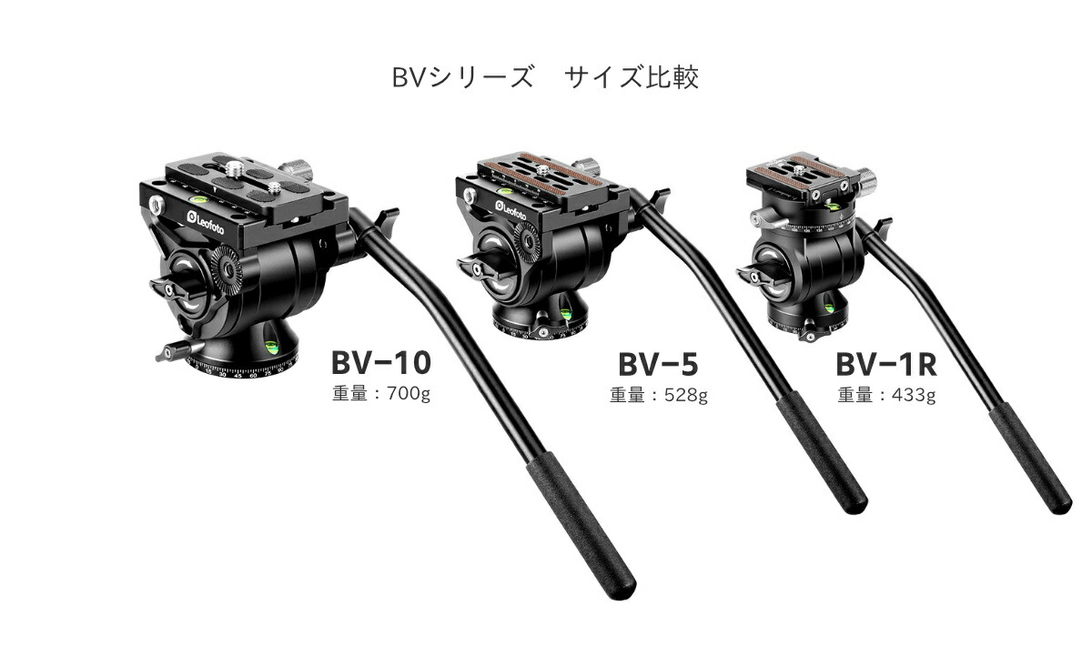 楽天市場】Leofoto(レオフォト) BV-1R ビデオ雲台［3/8インチ対応
