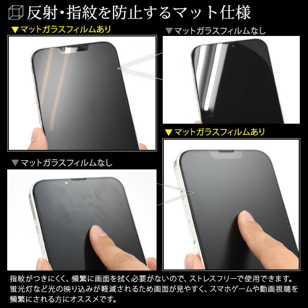 楽天市場】送料無料 iPhone 13 Pro Max用全画面液晶保護マットガラス