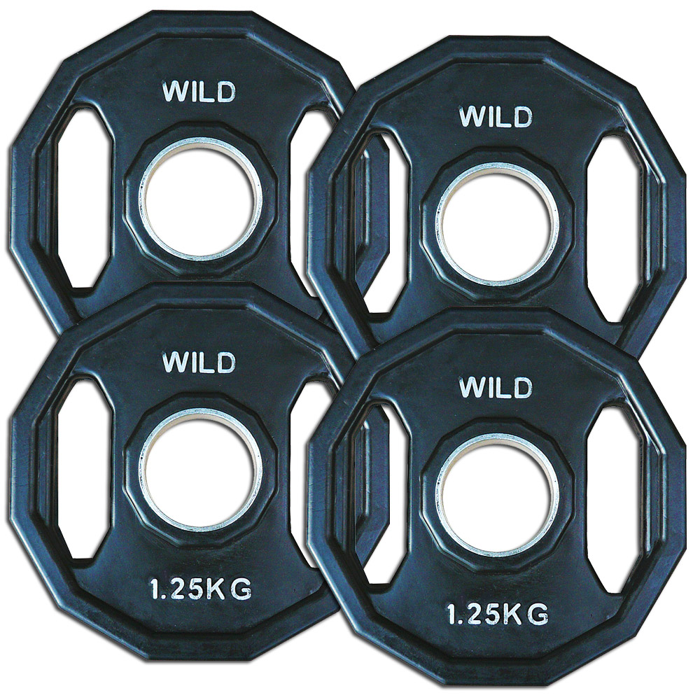 楽天市場】オリンピックラバープレート (12角形) 1.25kg [4枚組]《返品