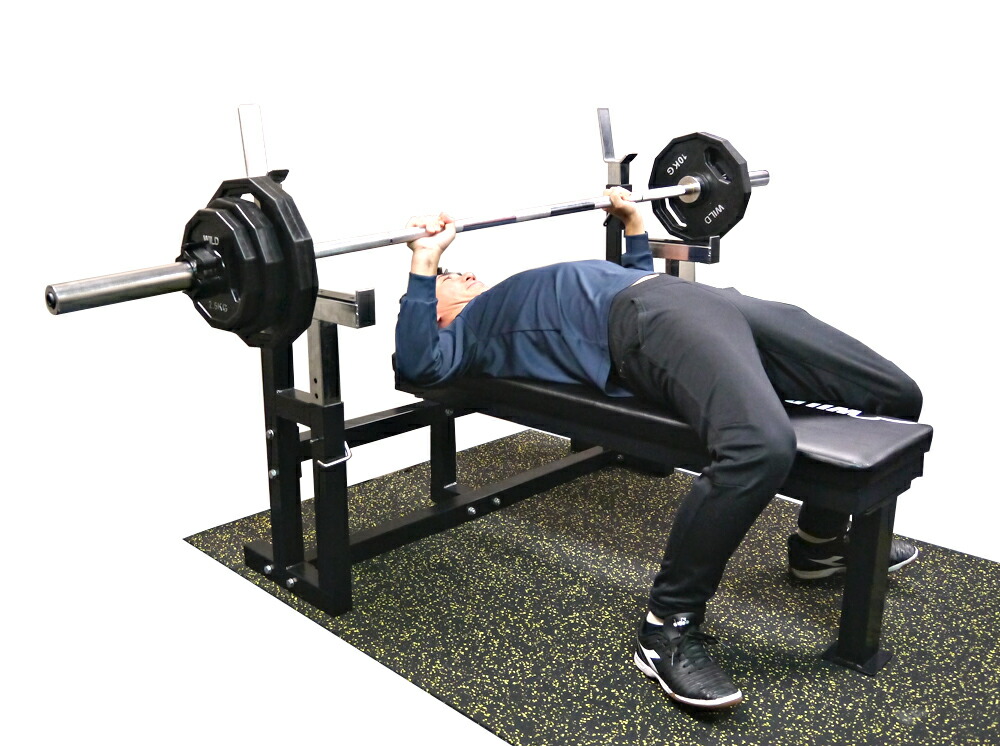 楽天市場】【マット付】 オリンピックトレーニングセット 225kg (丸型