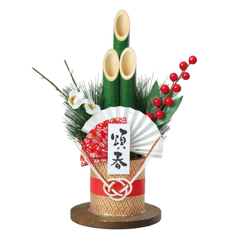 楽天市場】手作り門松 三本組 竹の通販