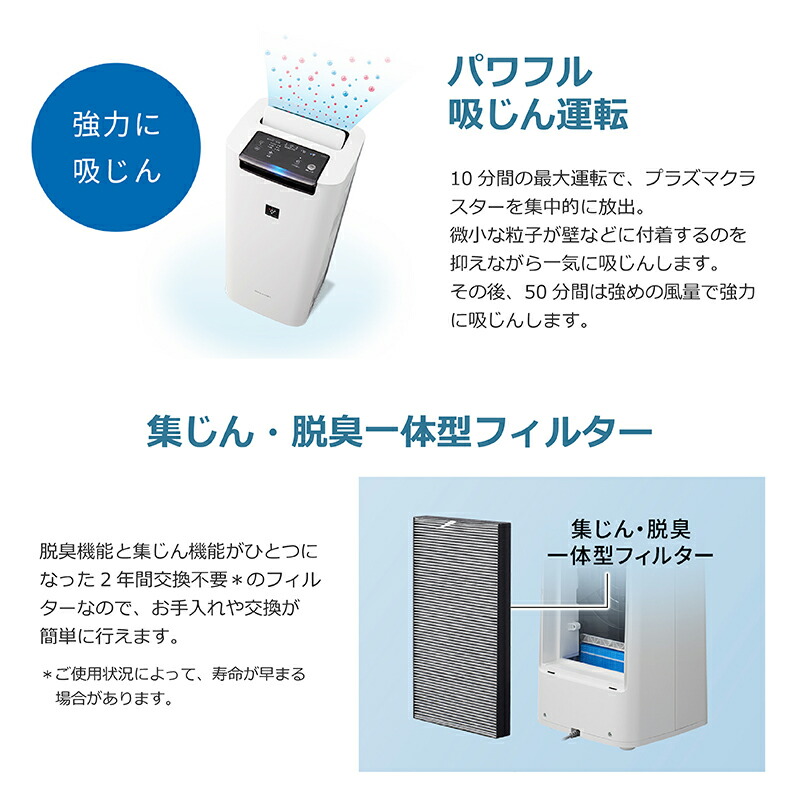 楽天市場】シャープ SHARP 加湿空気清浄機 ホワイト系 KI-RS40-W 適用