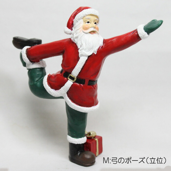 楽天市場】ヨガをやるサンタさん ヨガサンタ マッスルサンタ 橋の