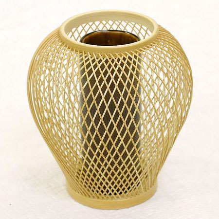 楽天市場】駿河竹千筋細工 花器 涼香（さらし） 静岡県伝統工芸品 黒田