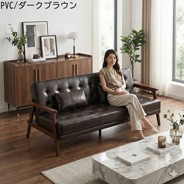 楽天市場】ソファベッド 3人掛け レトロモダン おしゃれ 6色対応