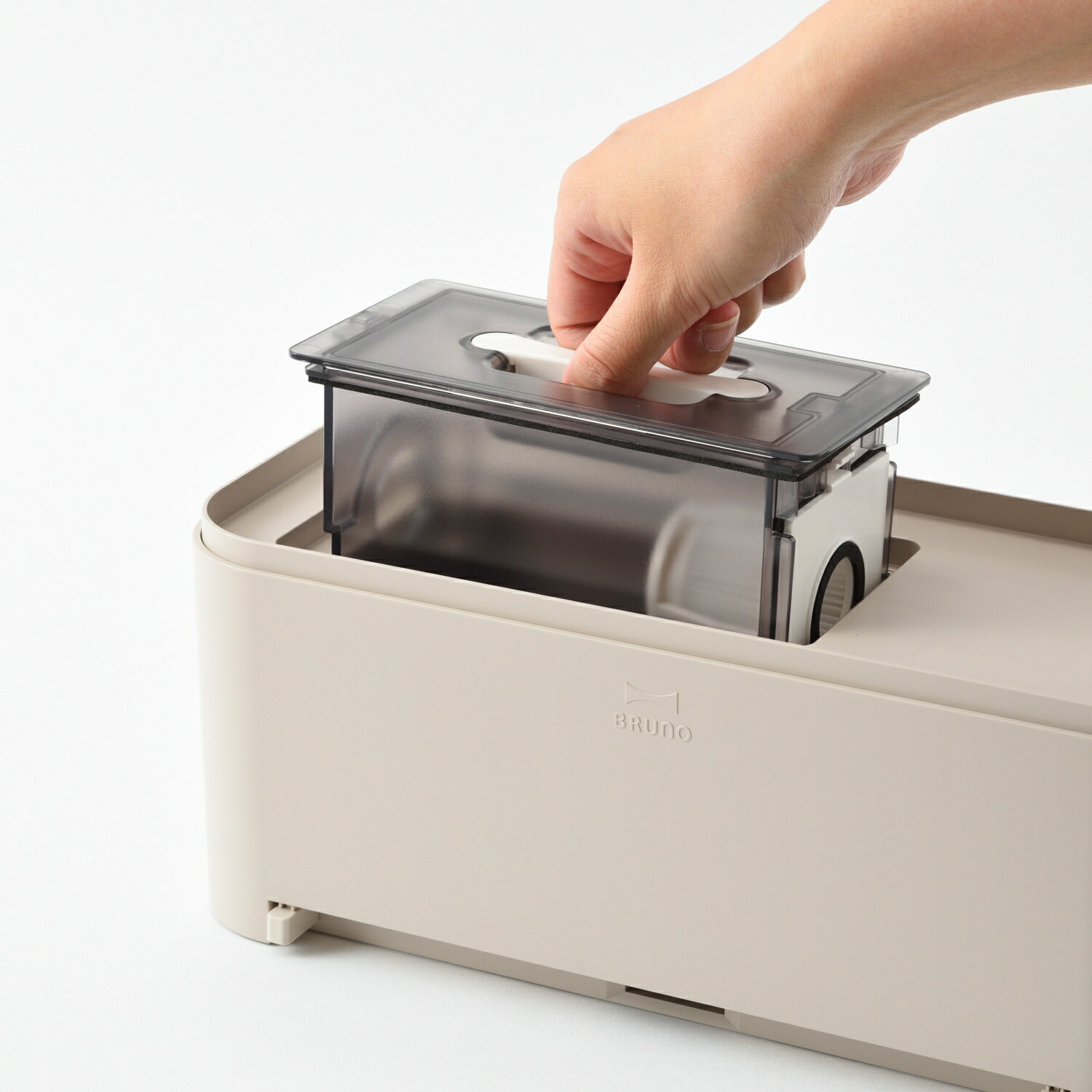 楽天市場】BRUNO ブルーノ ゴミ箱型フローリングクリーナー ゴミ箱