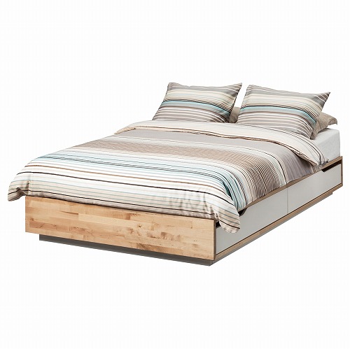 楽天市場】[IKEA/イケア/通販]MANDAL マンダール ベッドフレーム 収納