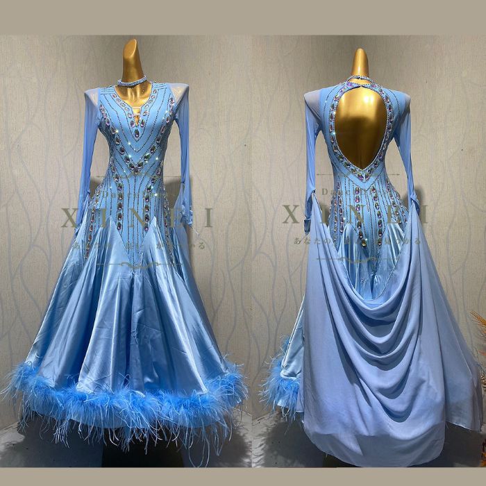 楽天市場】【受注生産・セミオーダー】社交ダンス ドレス ダンスドレス