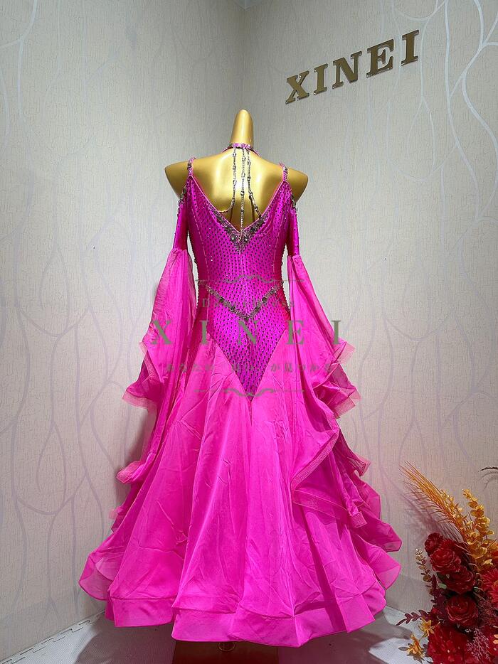 楽天市場】【受注生産・セミオーダー】社交ダンス ドレス ダンスドレス