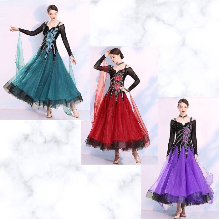 楽天市場】【丈調整可能商品】社交ダンス 社交ダンスドレス ダンス衣装