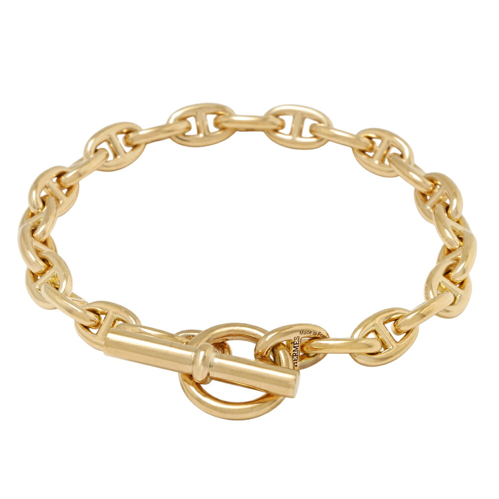 楽天市場】エルメス シェーヌダンクル TPM 24コマ K18イエローゴールド