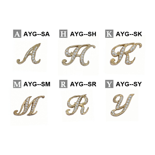 楽天市場】【ゆきざき公式】ノンブル アルファ イニシャルペンダント