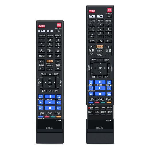 楽天市場】レコーダーリモコンSE-R0433forTOSHIBA東芝ブルーレイ