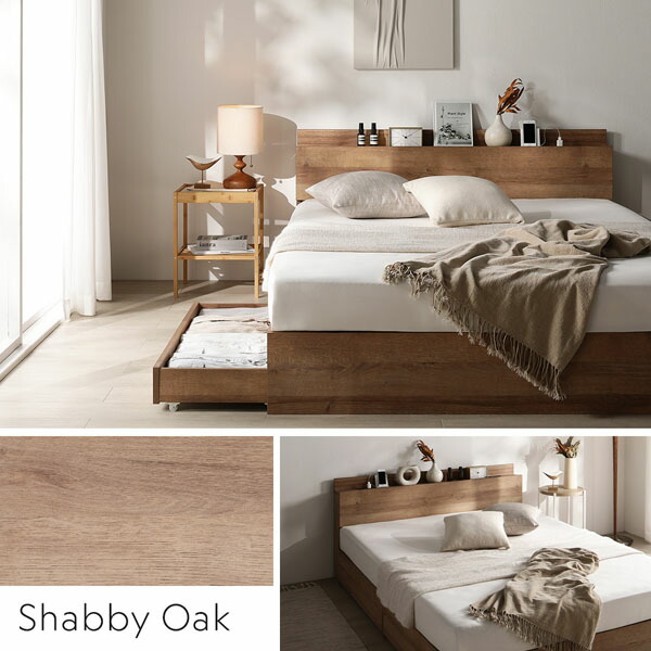 ベッド ダブル ボンネルコイルマットレス付き ストーングレー フラップ