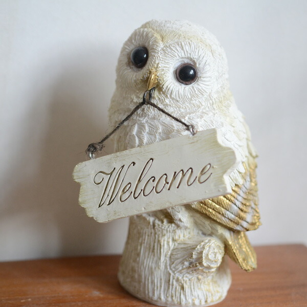 楽天市場】『ふくろうウェルカムオーナメント』（フクロウ 梟 おしゃれ