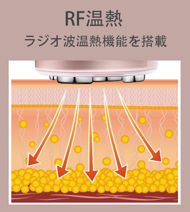 楽天市場】☆痩身 EMS キャビテーション 美顔器 EMS微電流 痩身 家庭用