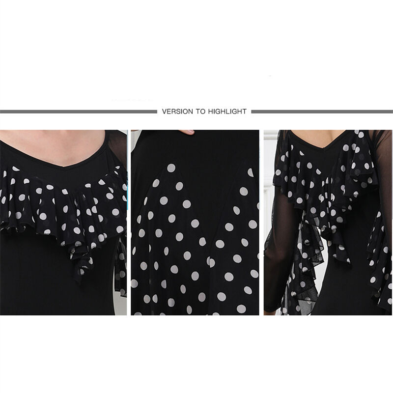 楽天市場】社交ダンスドレス 社交ダンス衣装 衣装 ワンピース 水玉