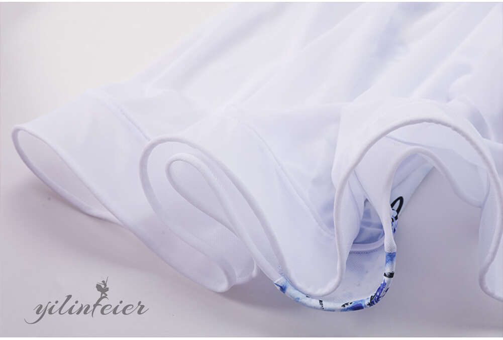 楽天市場】社交ダンスドレス 社交ダンス衣装 爽やかな白柄